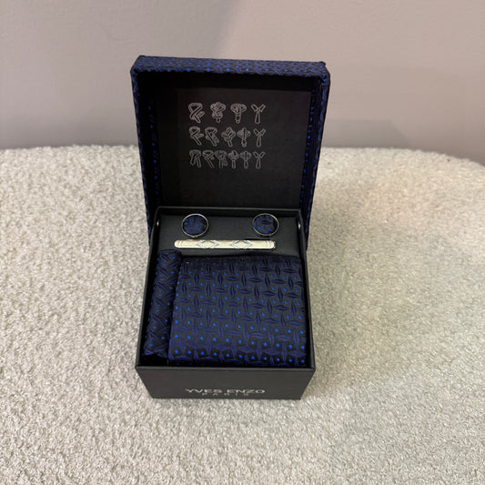 Coffret Accessoires Homme – Bleu Marine