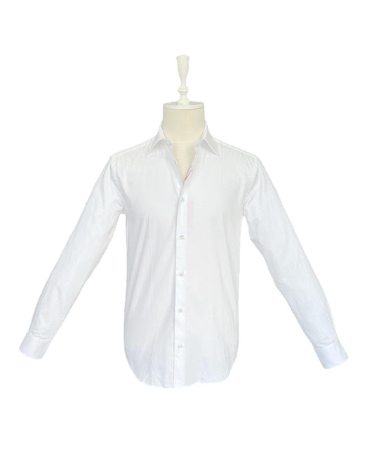 Chemise Blanche 100 % Coton Satiné