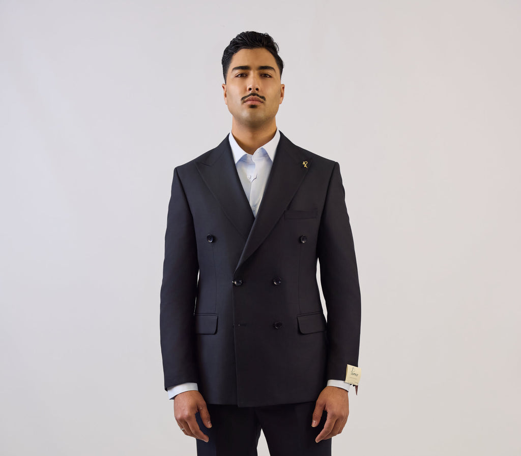 Costume Laine Bleu Nuit