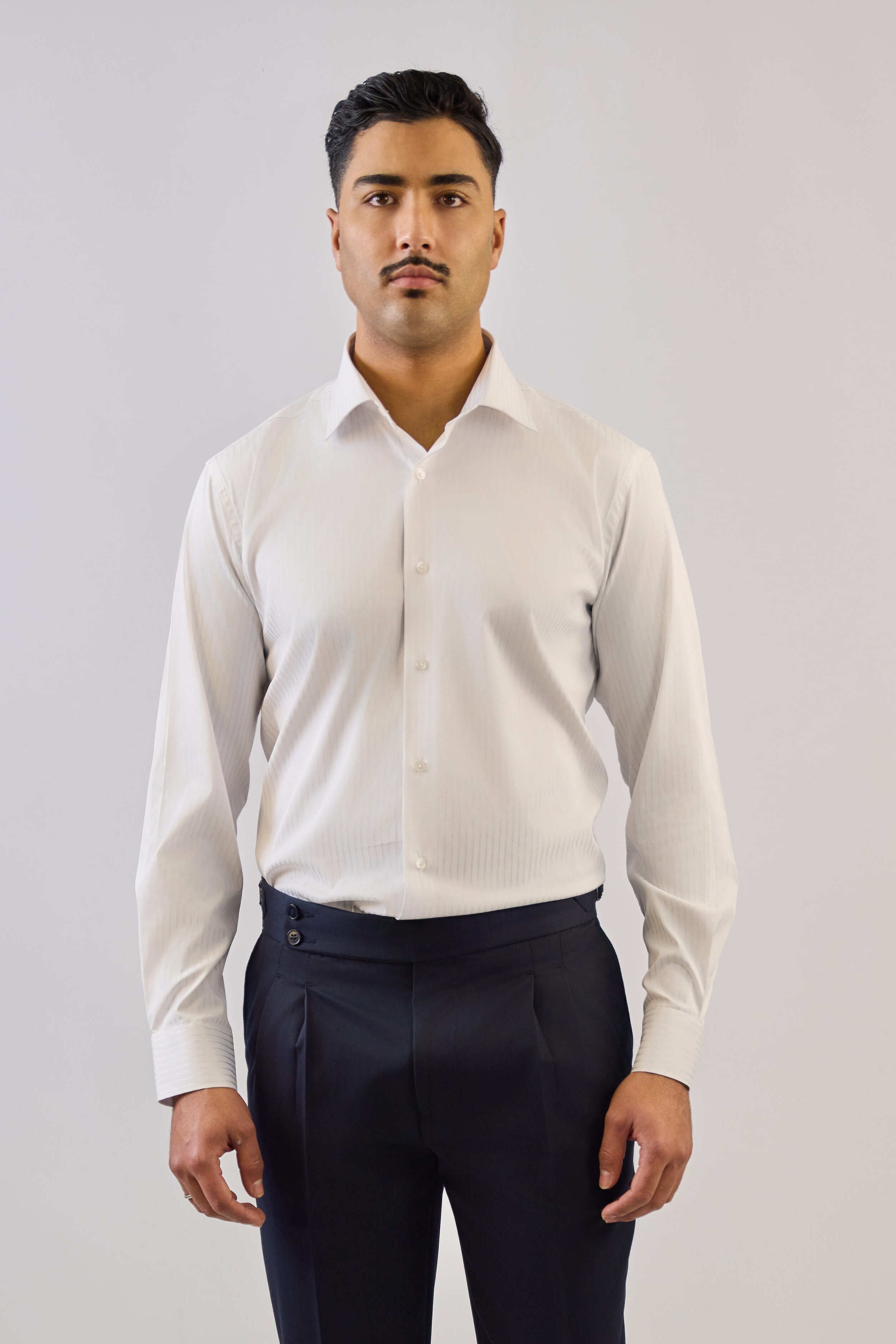 Chemise Blanche Rayé Stretch