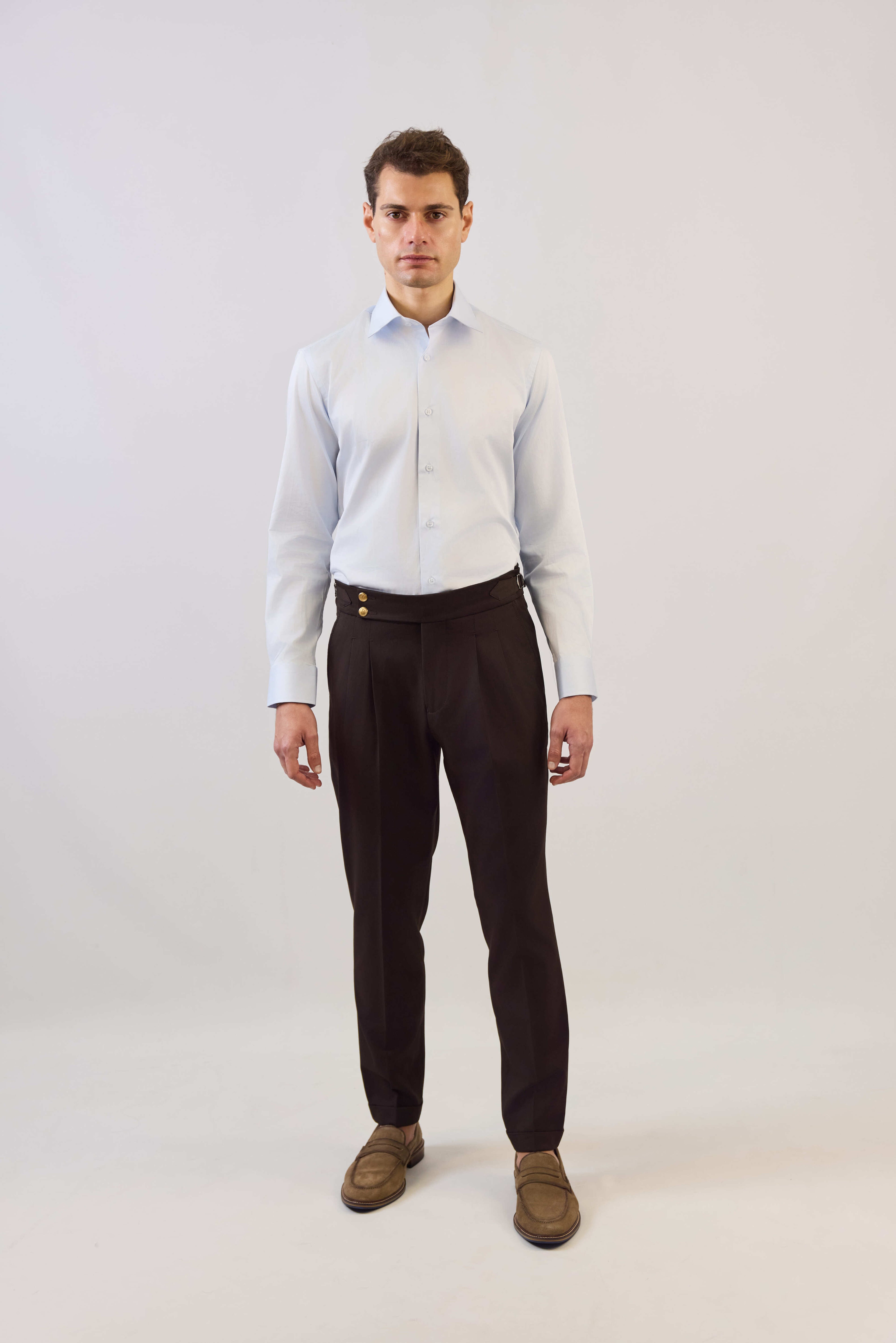 Pantalon Italien Marron