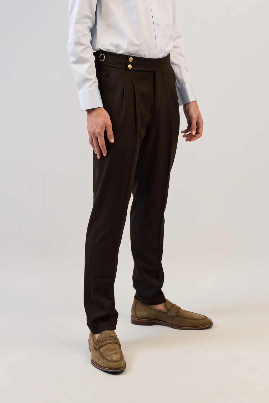 Pantalon Italien Marron