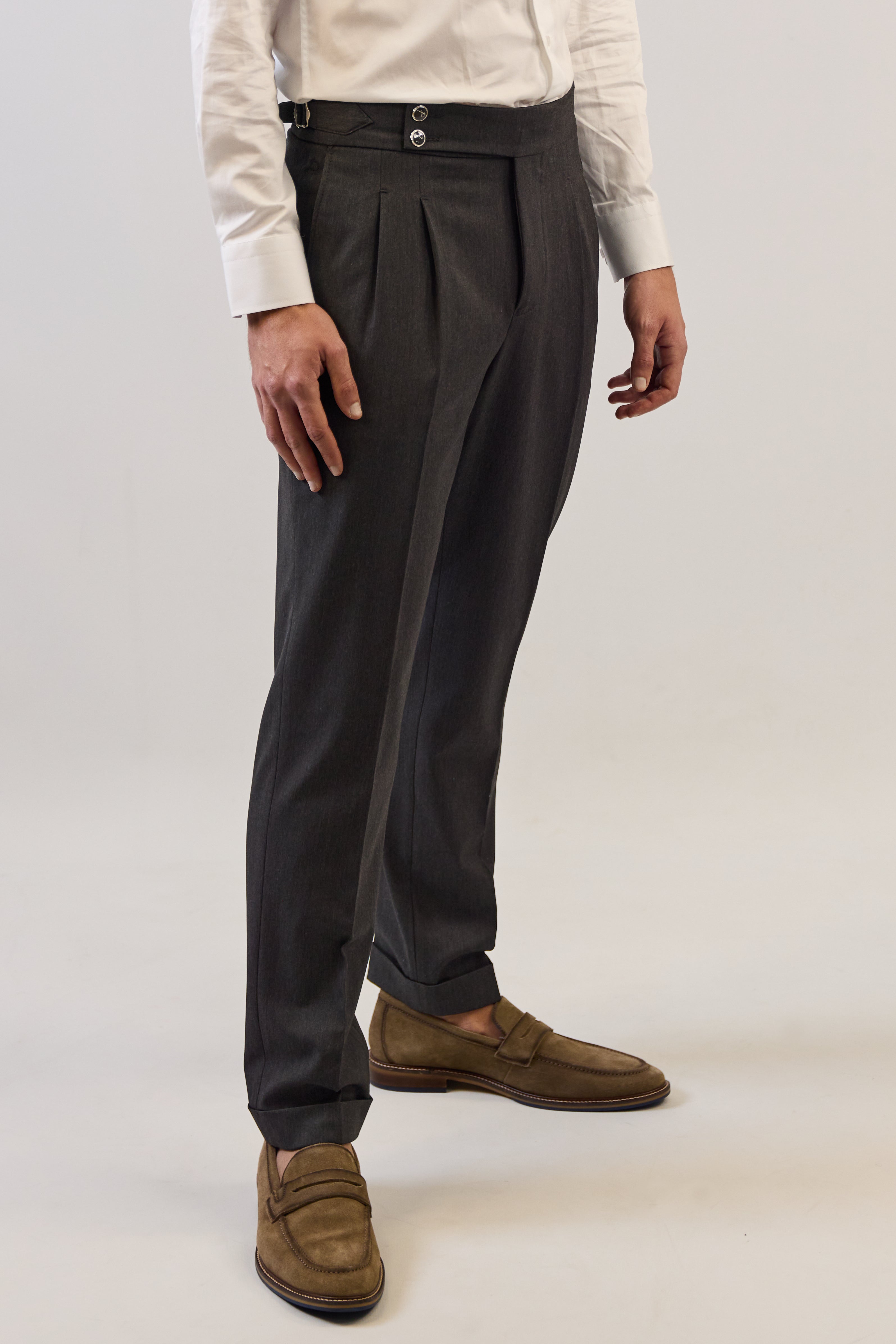 Pantalon Italien Gris