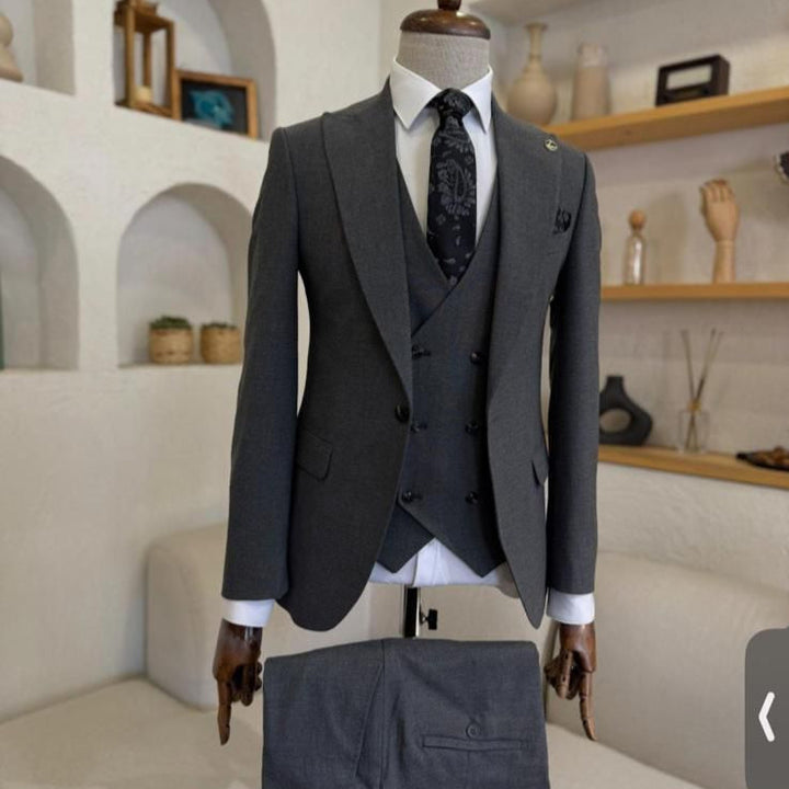 Costume Trois Pièces Gris Sorbonne