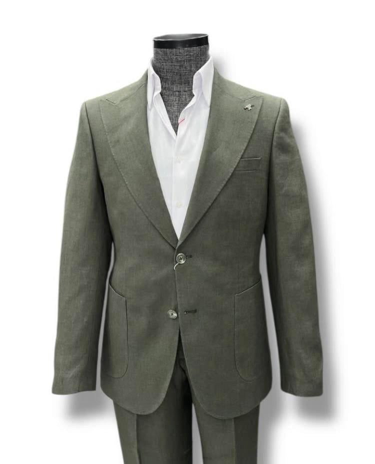 Costume Khaki 100% Lin