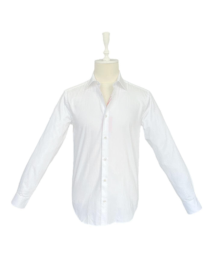 Chemise Blanche 100 % Coton Satiné